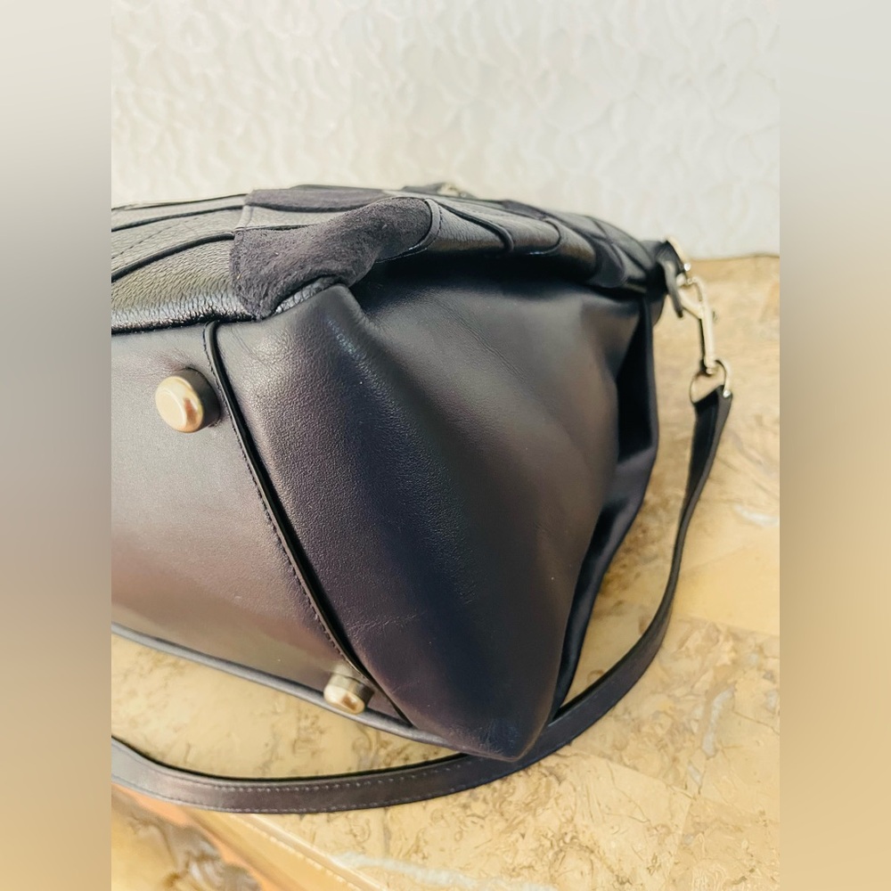 Coach Morgan Patchwork Elegant Navy Multicolor Le… - image 7